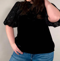 Thml - Textured Puff Sleeves Blouse