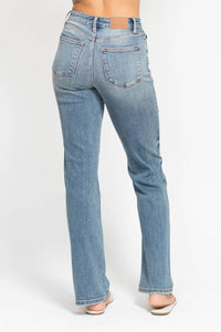 Judy Blue - Women's High Waisted Dad Straight Jean