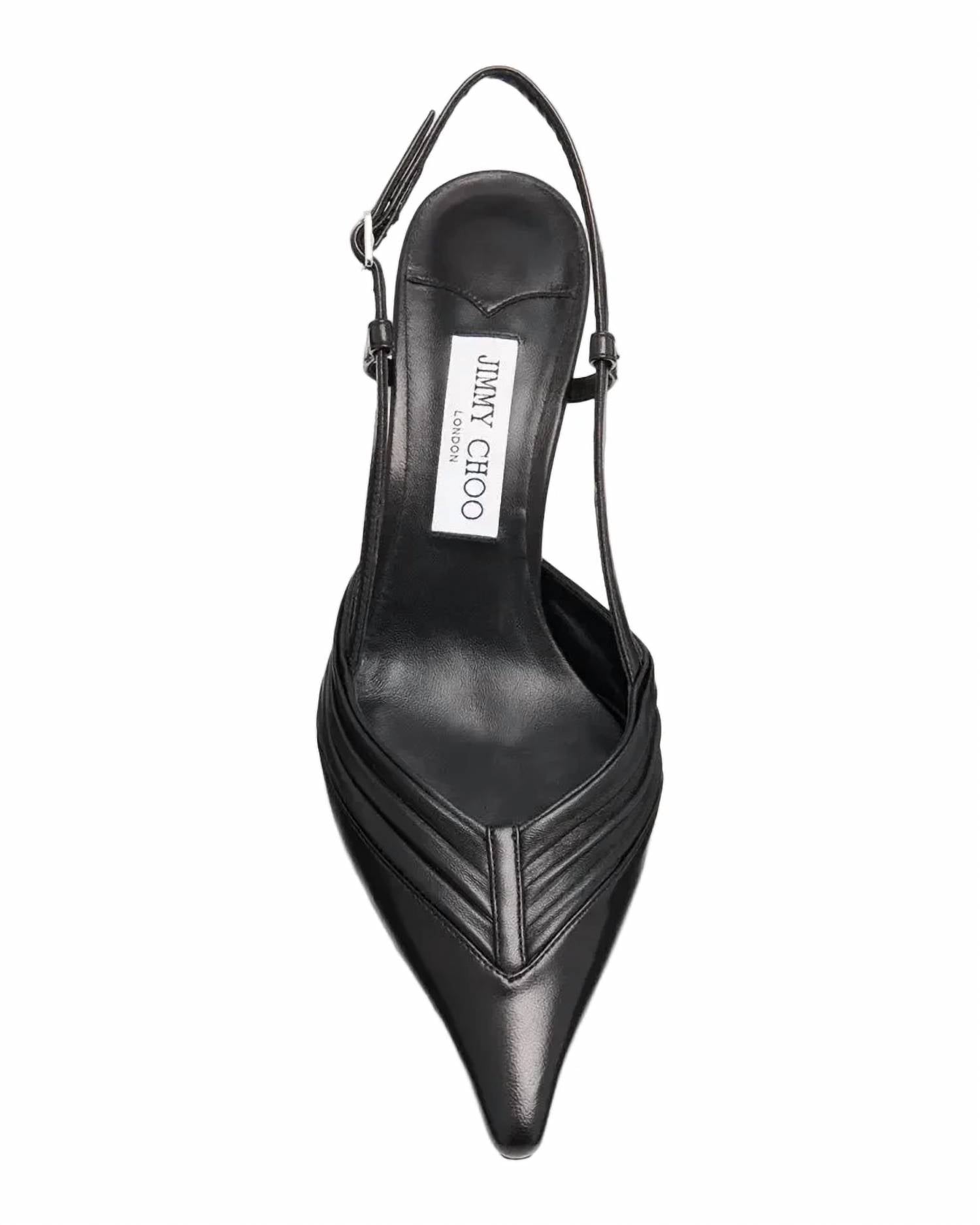 Jimmy Choo - Women's Afia Pointed Toe Sling Back Heel