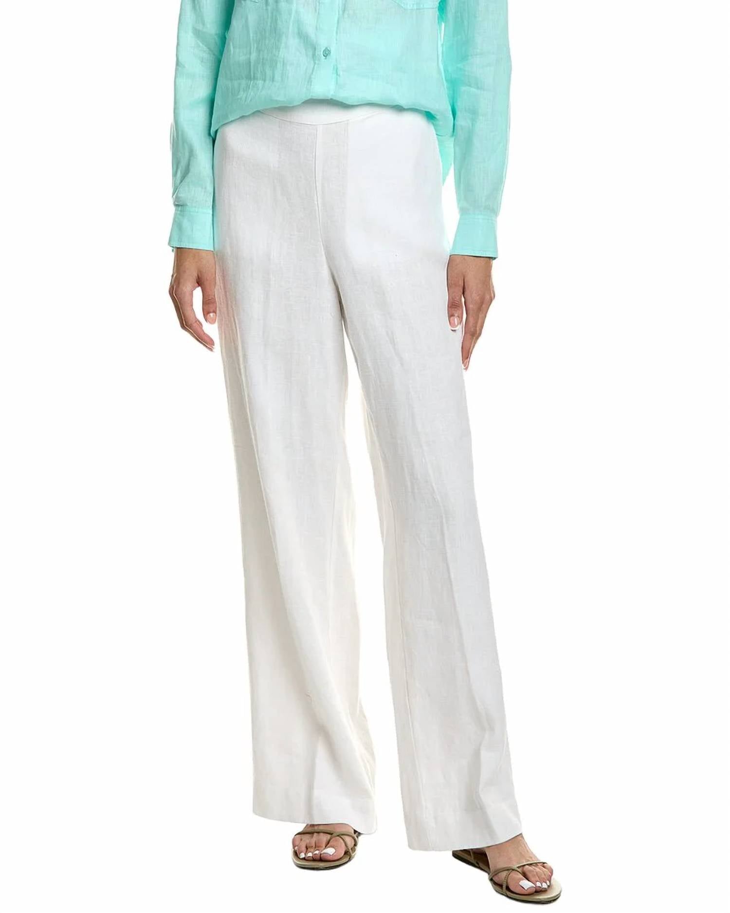 Tyler Boe - Gianna Linen Straight Leg Pants