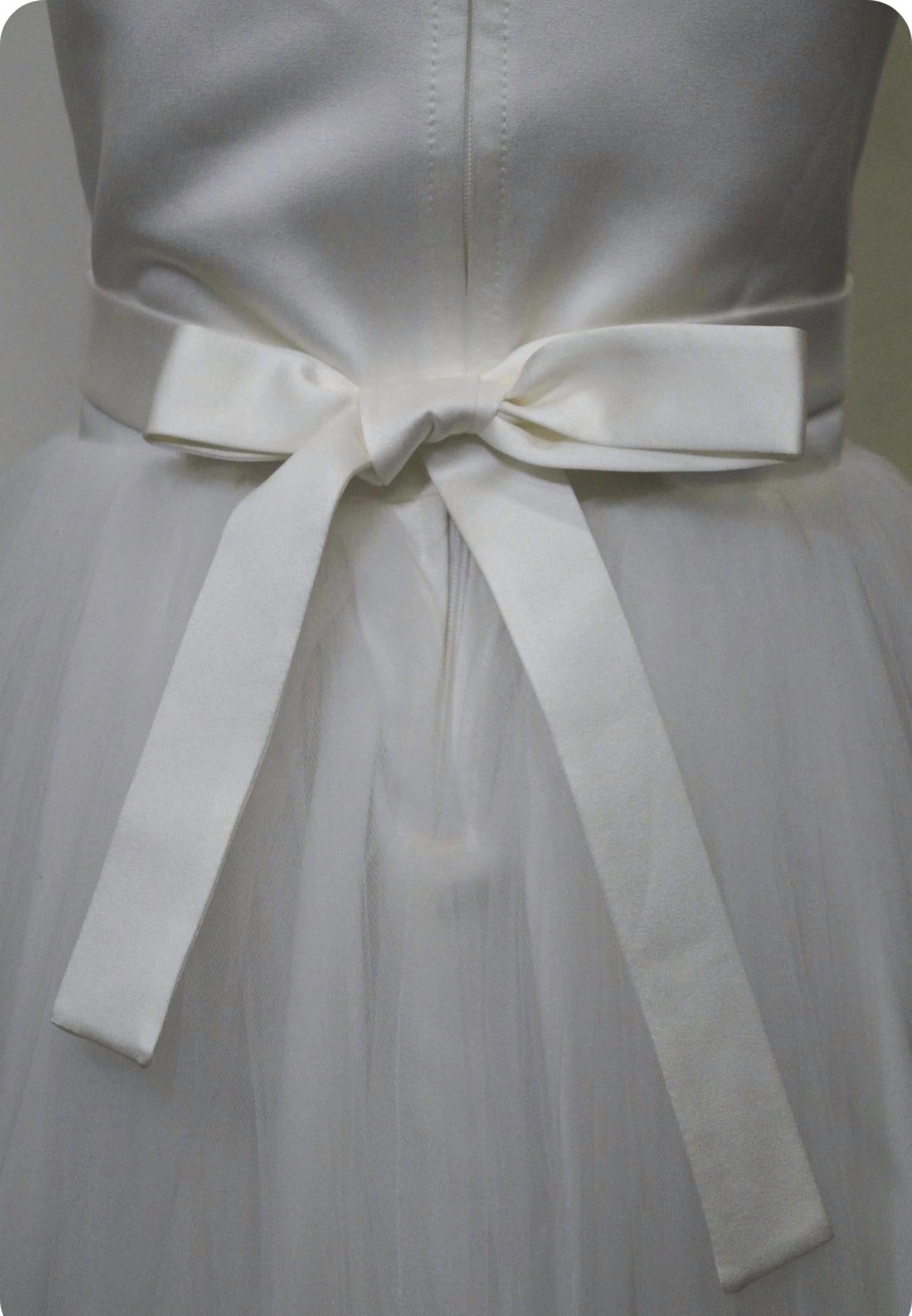 Tha Canadian Profile - Girl's Basket Weave Communion Dress
