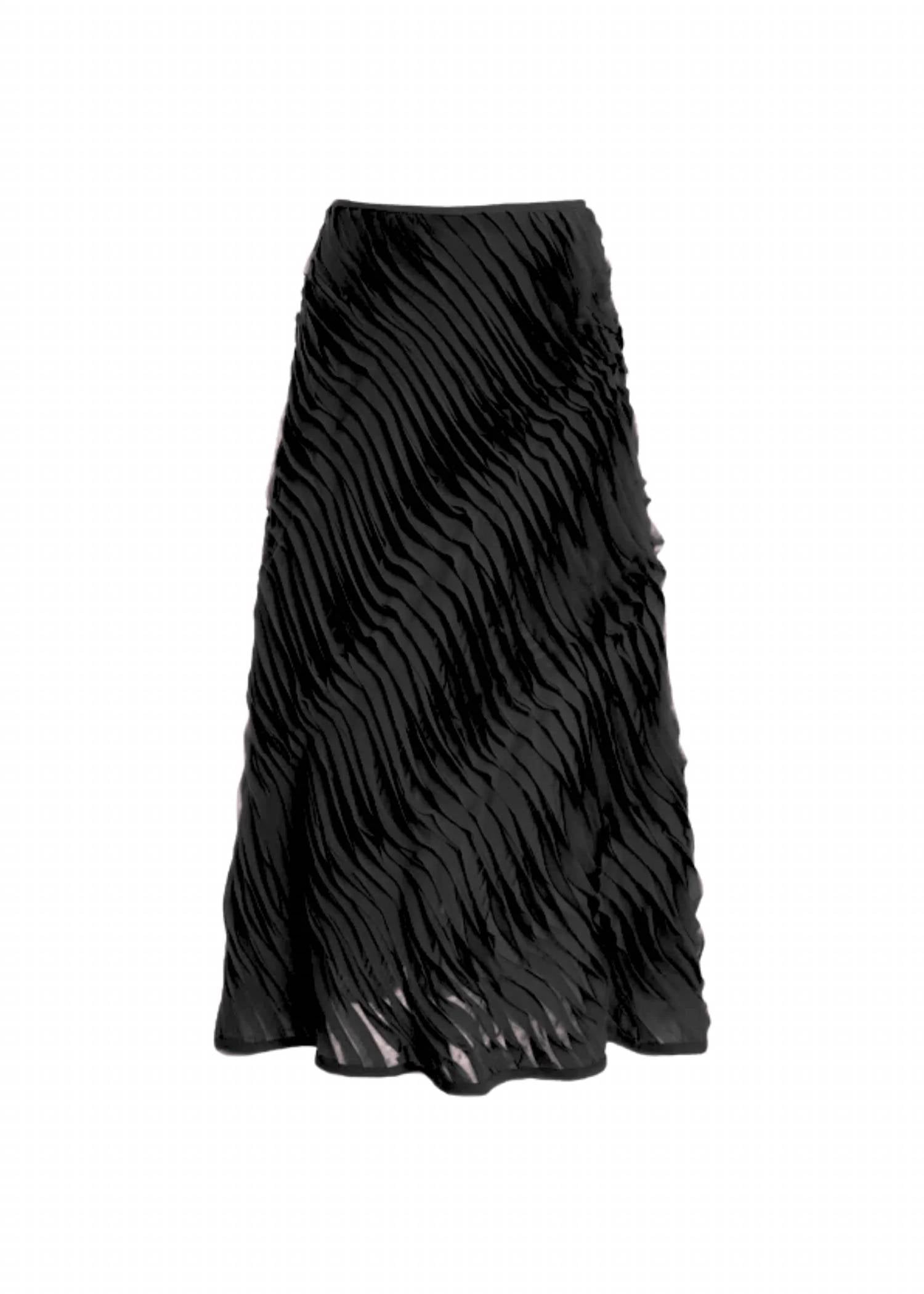 Ulla Johnson - Amiko Chiffon Embroidered Midi Skirt