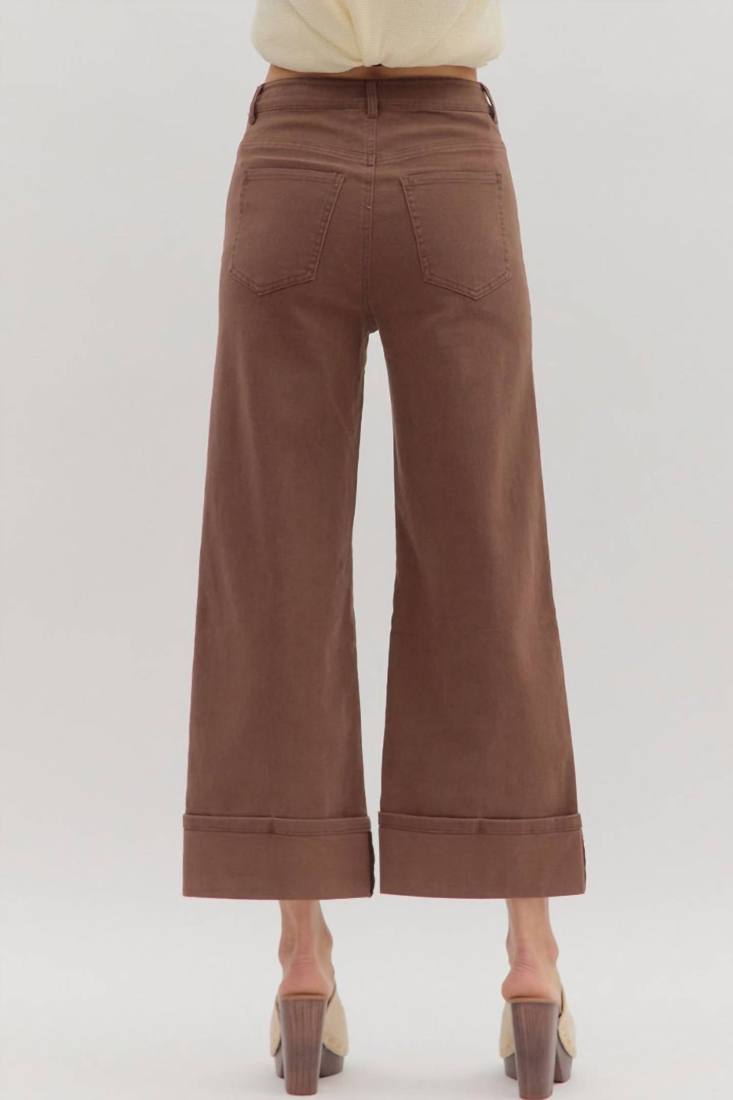 Entro - Sawyer Mid Rise Ankle Pants
