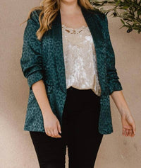 Oddi - Too Far Gone Leopard Blazer