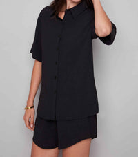 I Love Tyler Madison - Presley Air Flow Button-down Top