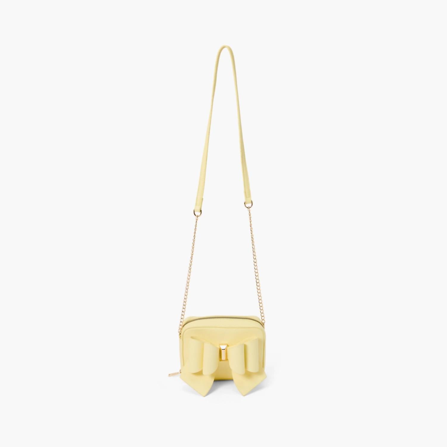 Like Dreams - Women's Mini Boxy Bow Vegan Crossbody Bag