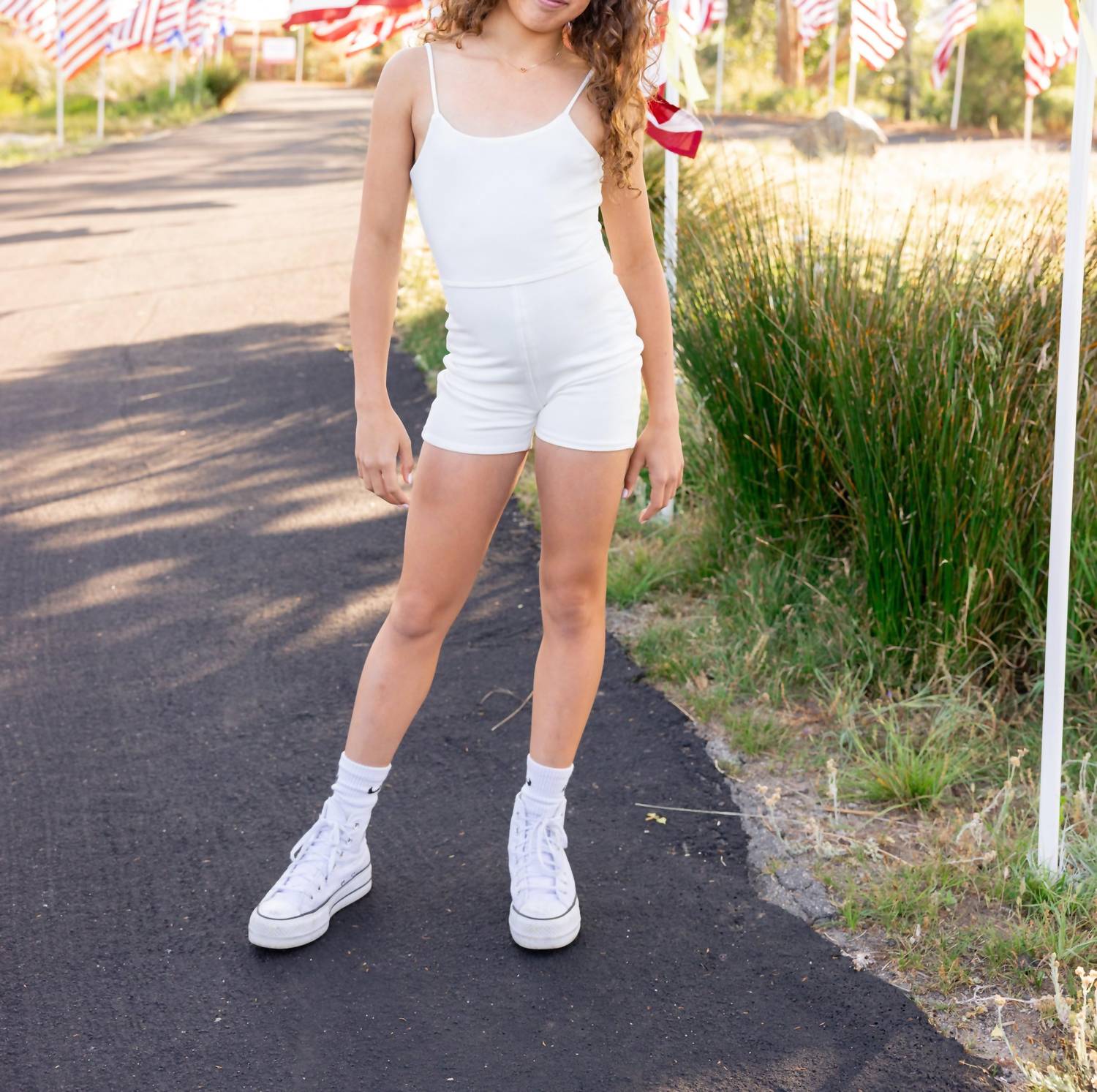 Sadie & Sage - Double Lined Courtside Romper