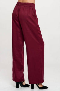 Reneec. - Solid Straight Leg Pants With Pockets