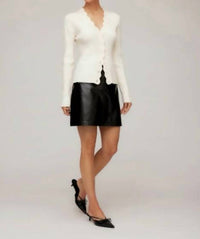 Fifteen Twenty - Bliss Scallop Edge Cardigan