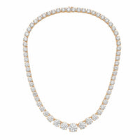 Diana M Jewels - Women's Round Lab-grown Diamond Pendant Necklace (72.00 Ct) - Signature