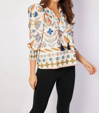 Sail To Sable - Tassel Front Top