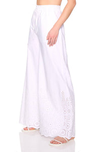 Susana Monaco - Embroidered Wide Leg Pants