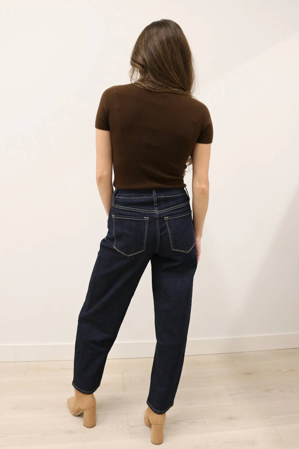 Vervet By Flying Monkey - Divinity High Rise Slim Barrel Jeans