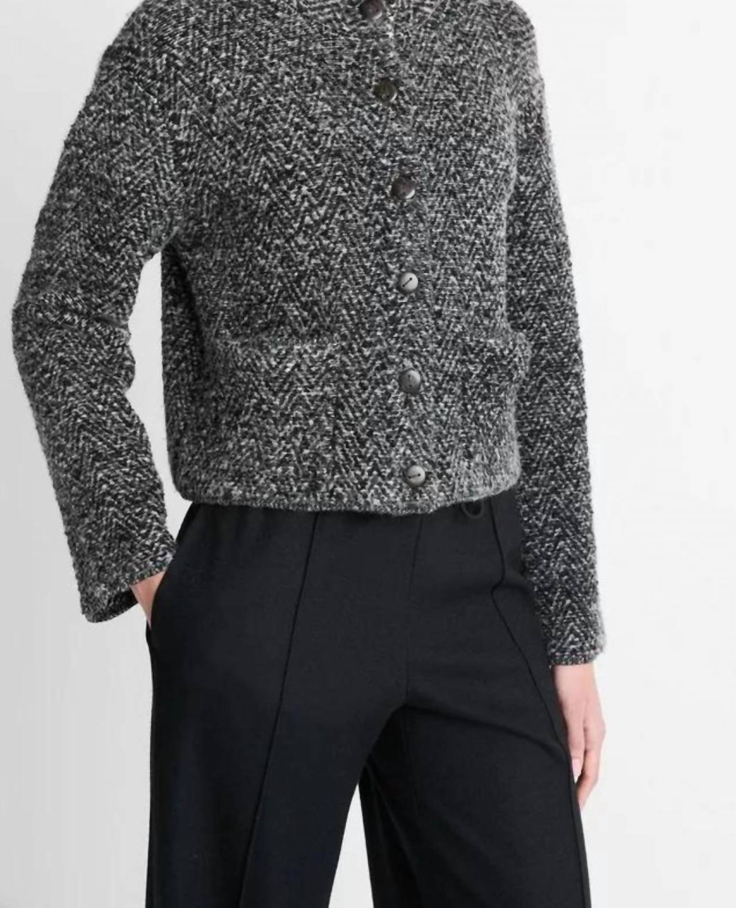 Vince - Herringbone Cardi Jacket
