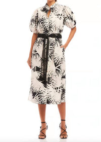 Karen Kane - Puff Sleeve Shirt Dress