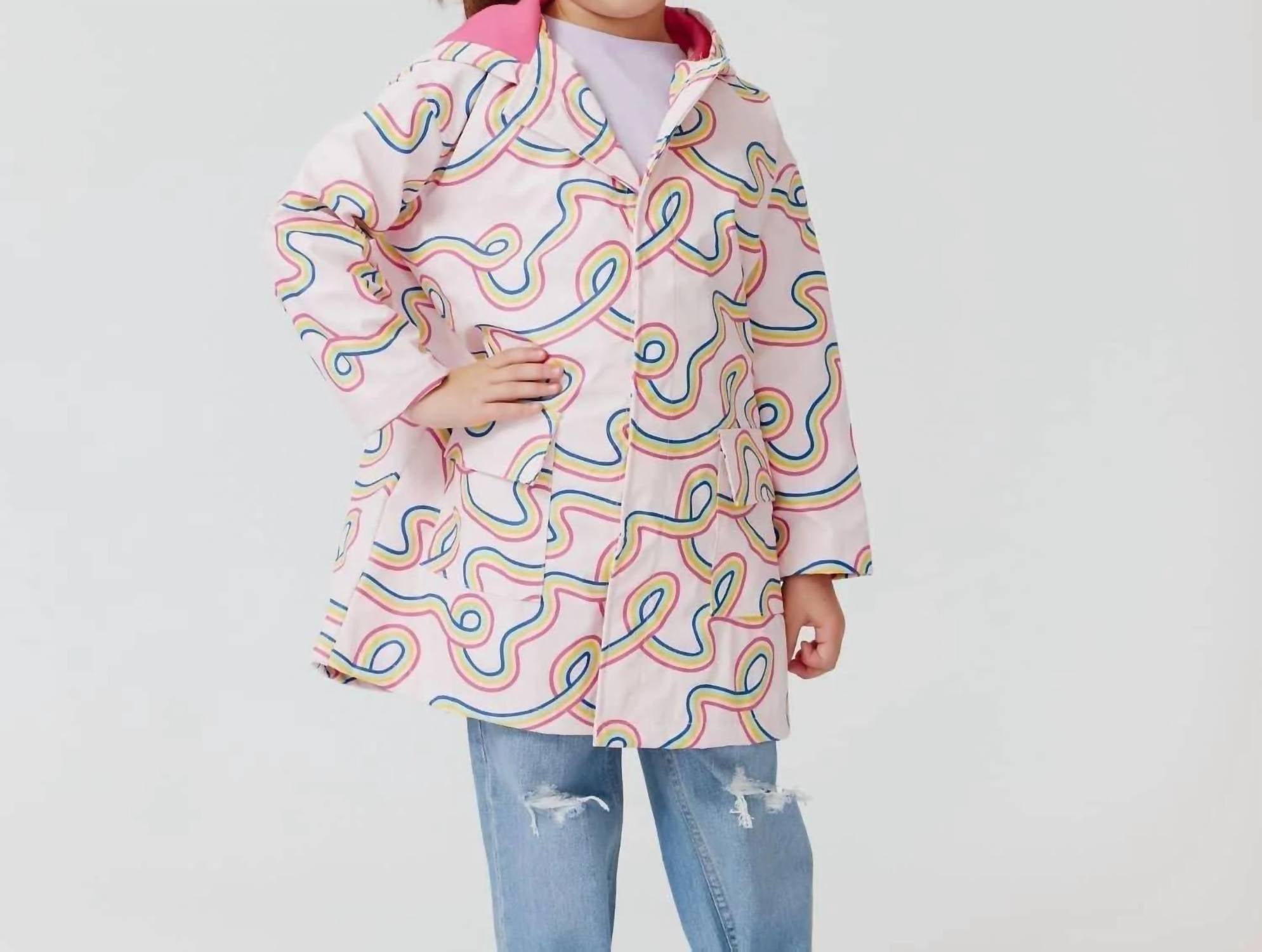 Magnetic Me - Kids Lined Jersey Cotton Raincoat