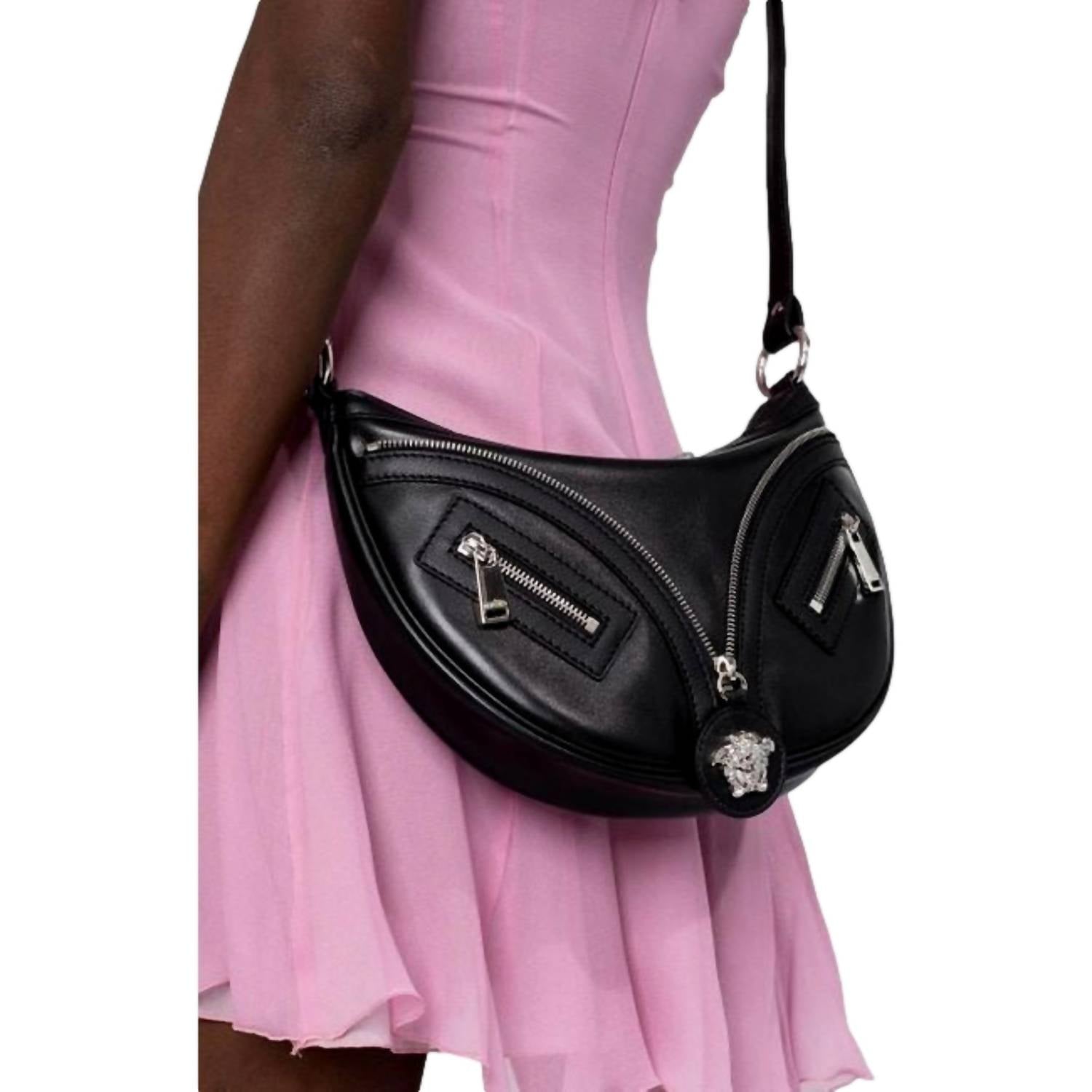 Versace - Women's Repeat La Medusa Small Hobo Shoulder Bag