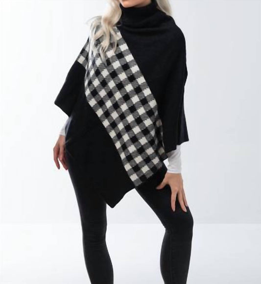 Simply Noelle - Checked Plaid Cape