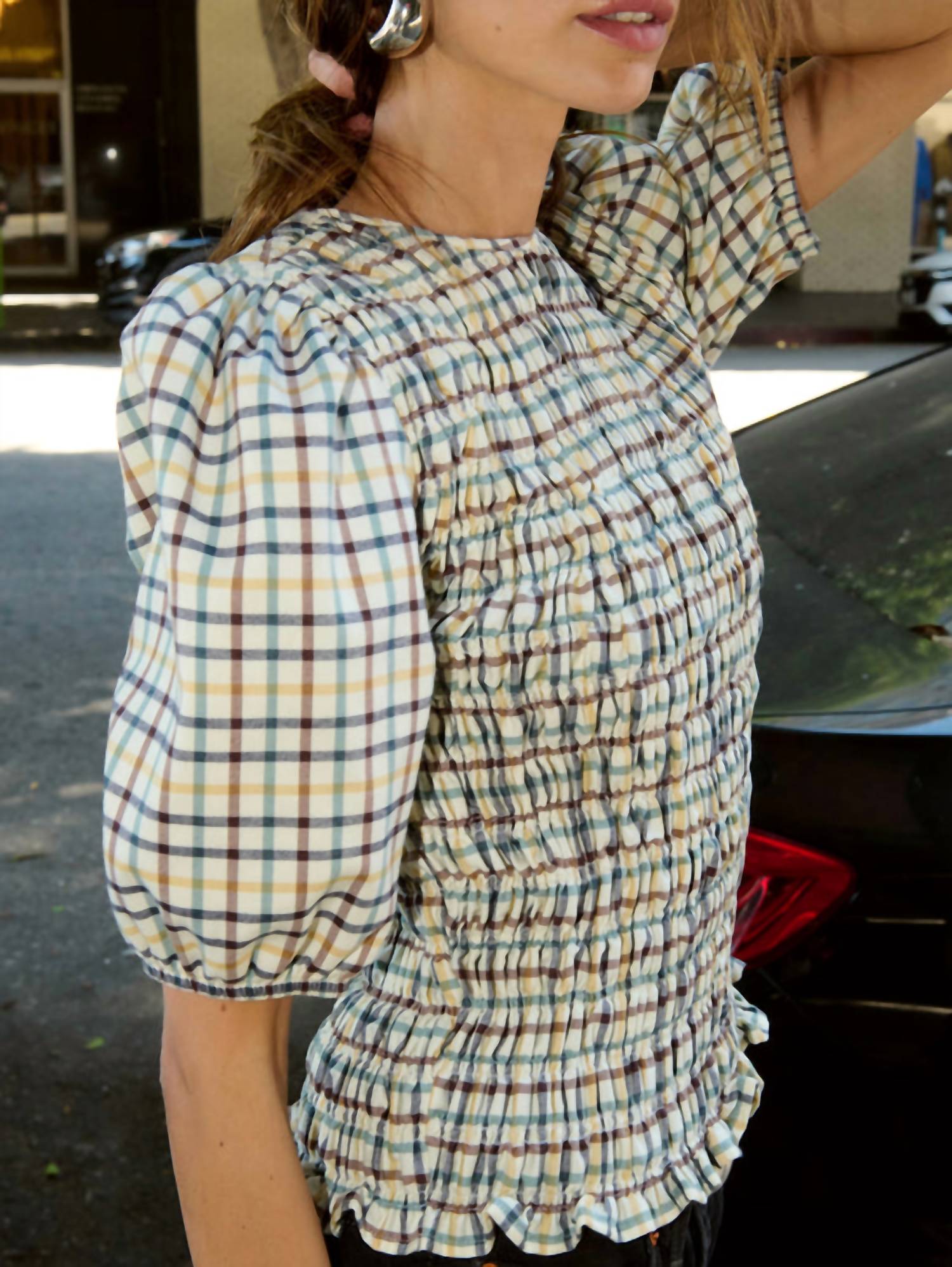 Nation Ltd - Brinley Smocked Top