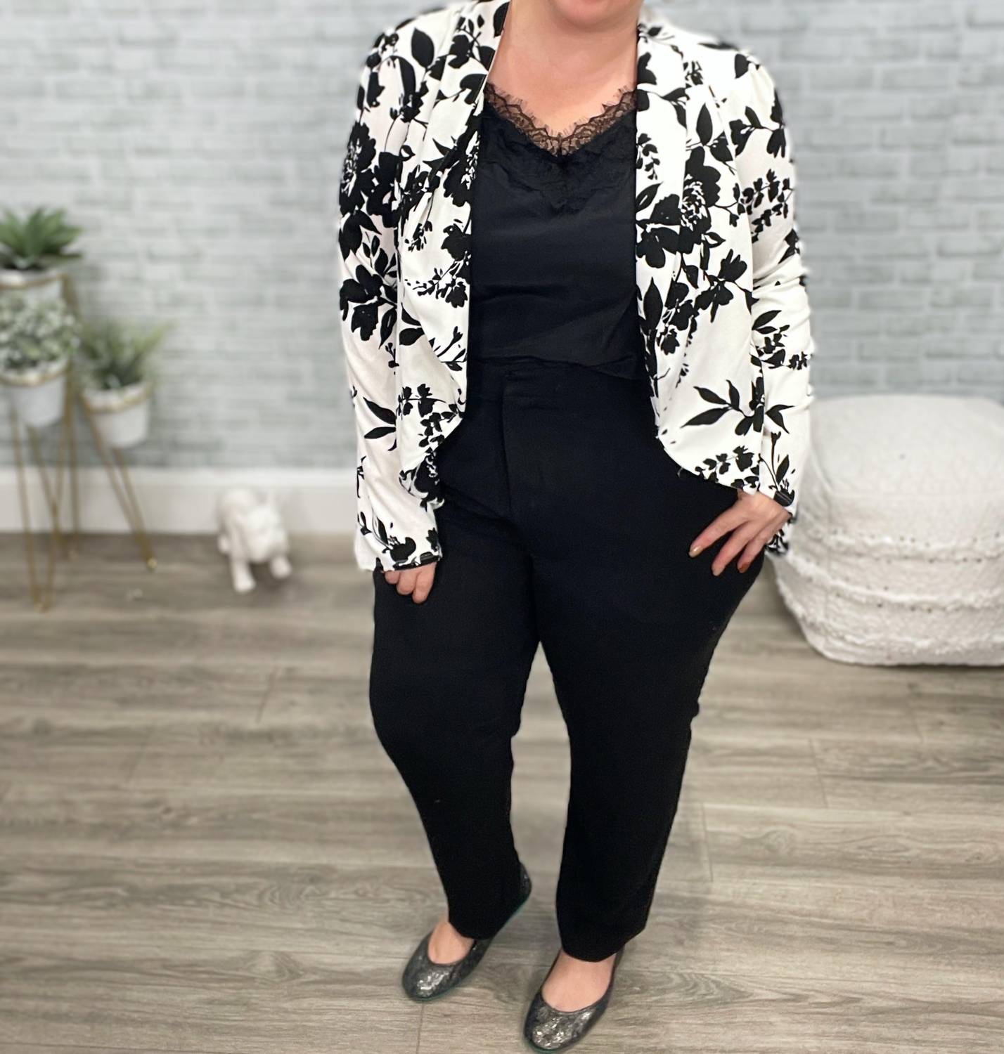 Heimish Usa - Stretchy Figure Flattering Blazer
