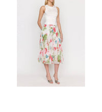 CHRISTY LYNN Pia Mini Skirt in monarch ivory - women's skirt - detail view