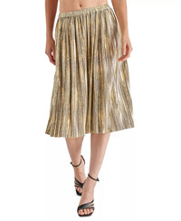Steve Madden - Darcy Metallic-foil-knit Midi Skirt
