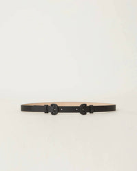 B-LOW THE BELT Women's Ollie Double Belt in black - women's accessory