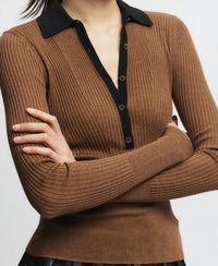 Saint Art - Cillian Rib Polo Sweater