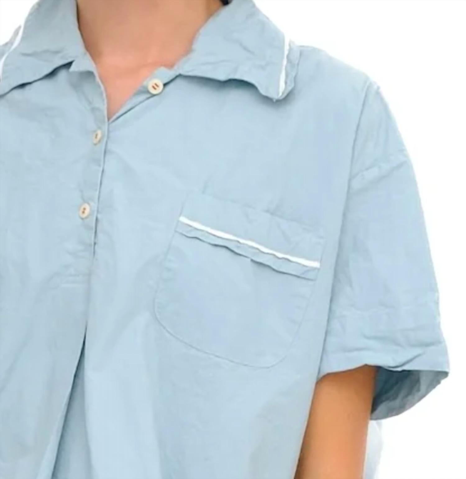 Domi - Short Sleeve Pajama Shirt