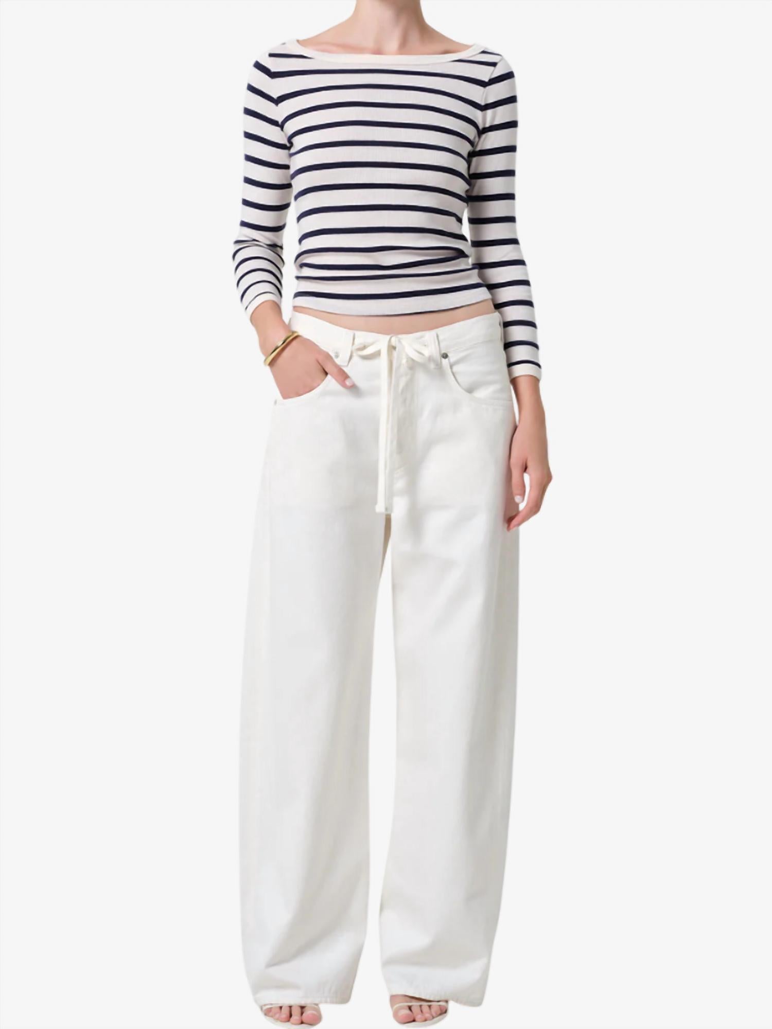 Citizens Of Humanity - Boat Neck Slim Tee