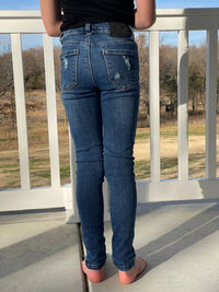 Lucky & Blessed - Girl's Mid Rise Skinny Jeans
