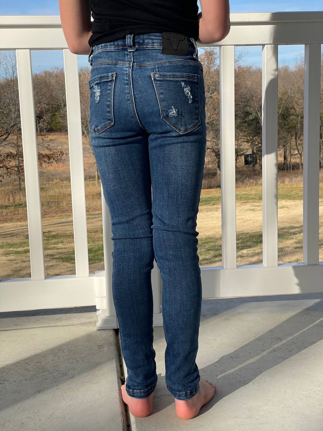 Lucky & Blessed - Girl's Mid Rise Skinny Jeans