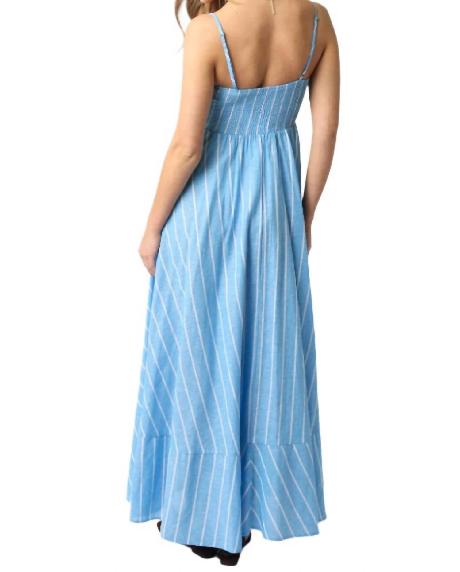 Olivaceous - Deanna Stripe Dress