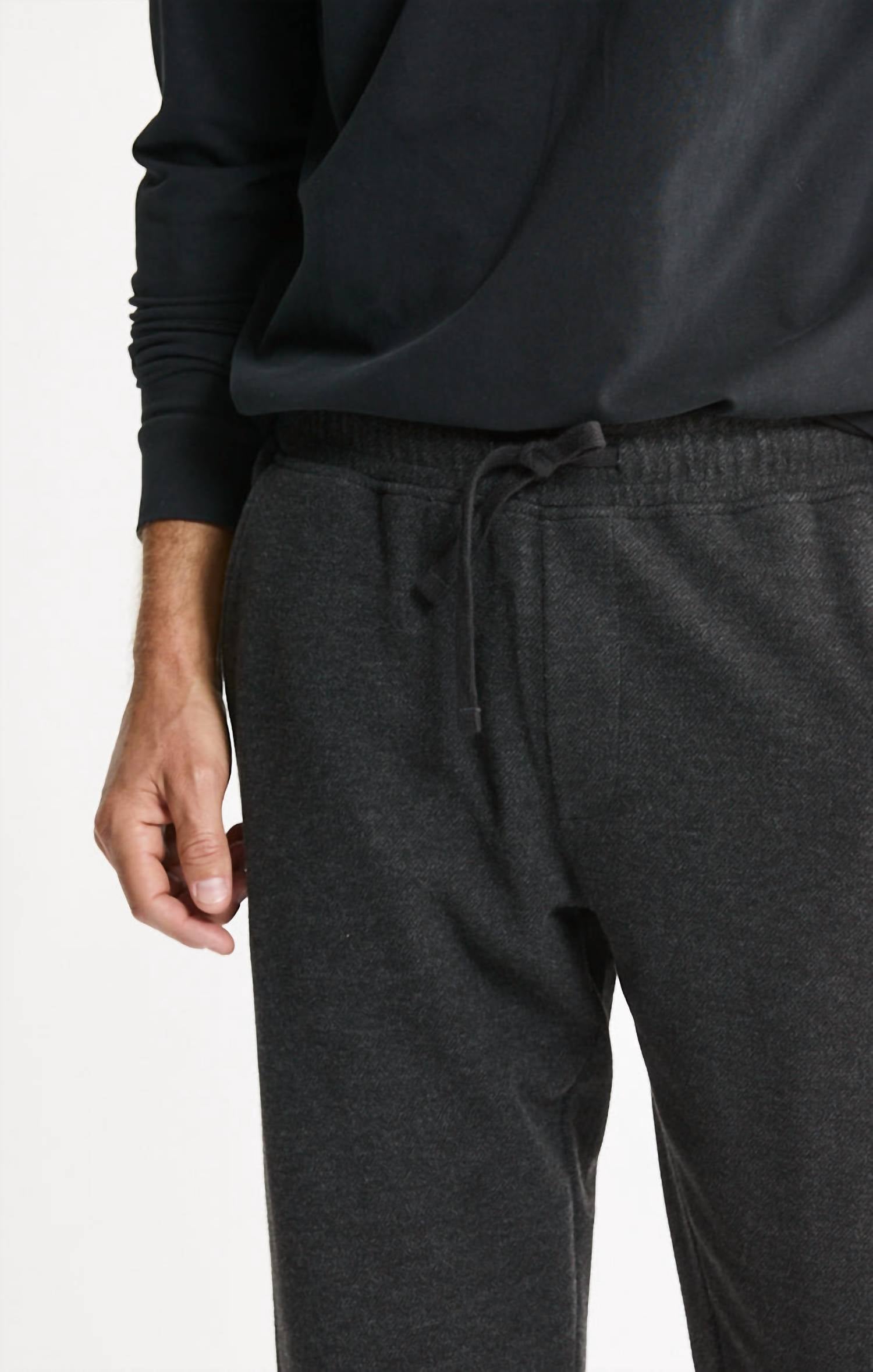 Jachs New York - Wool Blend Knit Jogger Pants