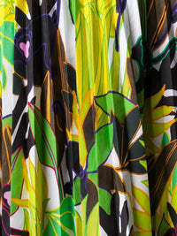 Valentino - Monkey Forest Pleated Midi Skirt