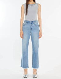 Kancan - High Rise Slim Wide Leg Jeans