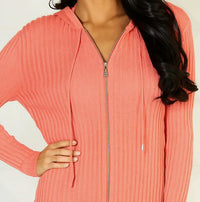 Angel Apparel - Braided Zip Cardigan
