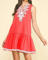 Pinch - Amara Embroidered Mini Dress