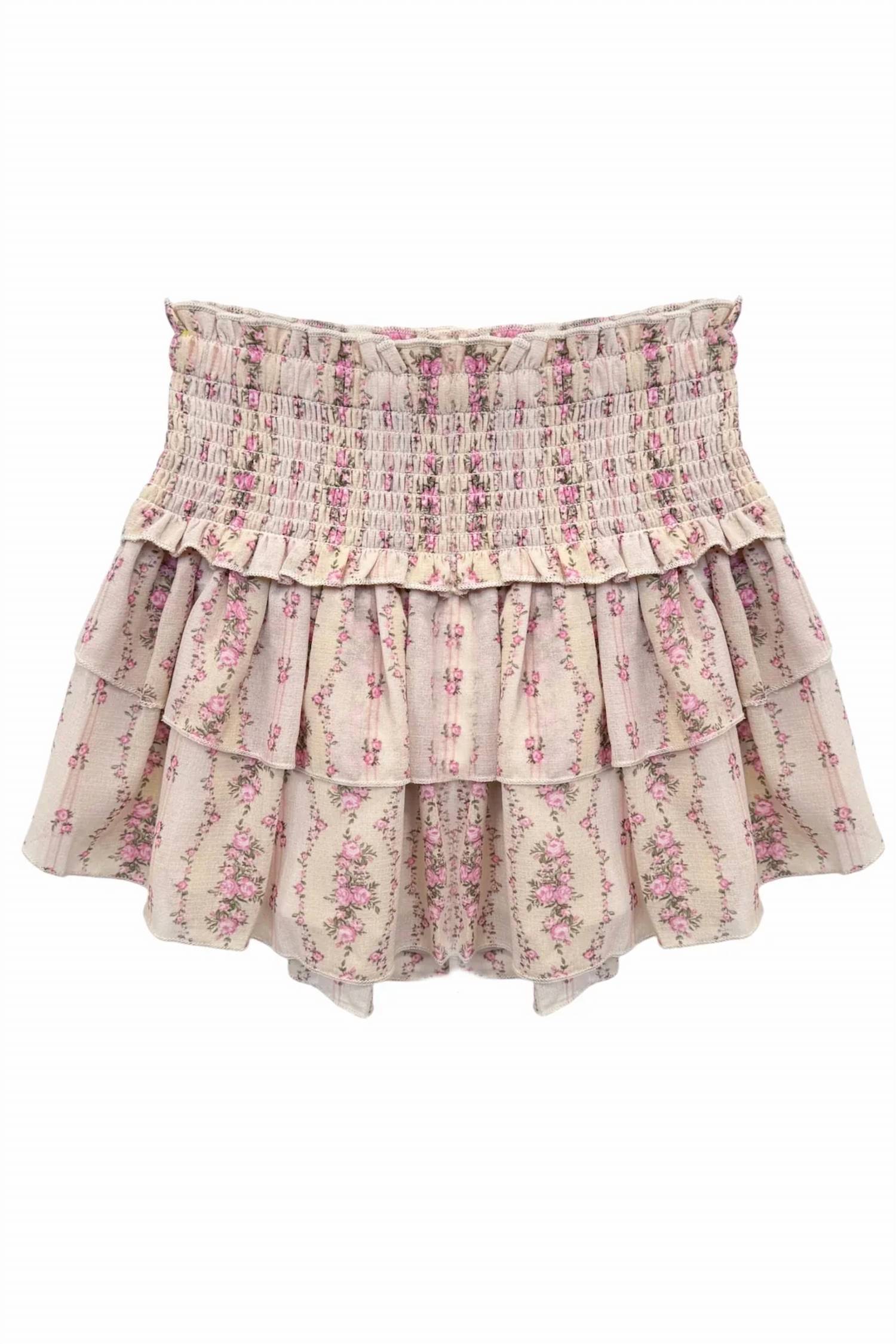 Katie J Nyc - Girls Cottage Stripe Bianca Skirt