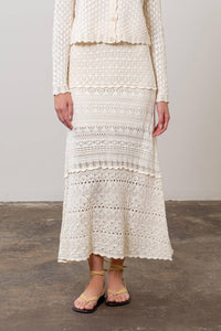 Moon River - Knitted Maxi Skirt