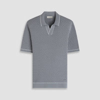 Bugatchi Uomo - Diamond Cable Polo Sweater