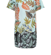 Kikisol - Artisan Leaf With Beading & Embroidered Kikisol Tunic Top With Pockets