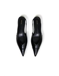 ANINE BING Women's Cowhide Ankle Strap Flats in black - women's sandal - alternate view
