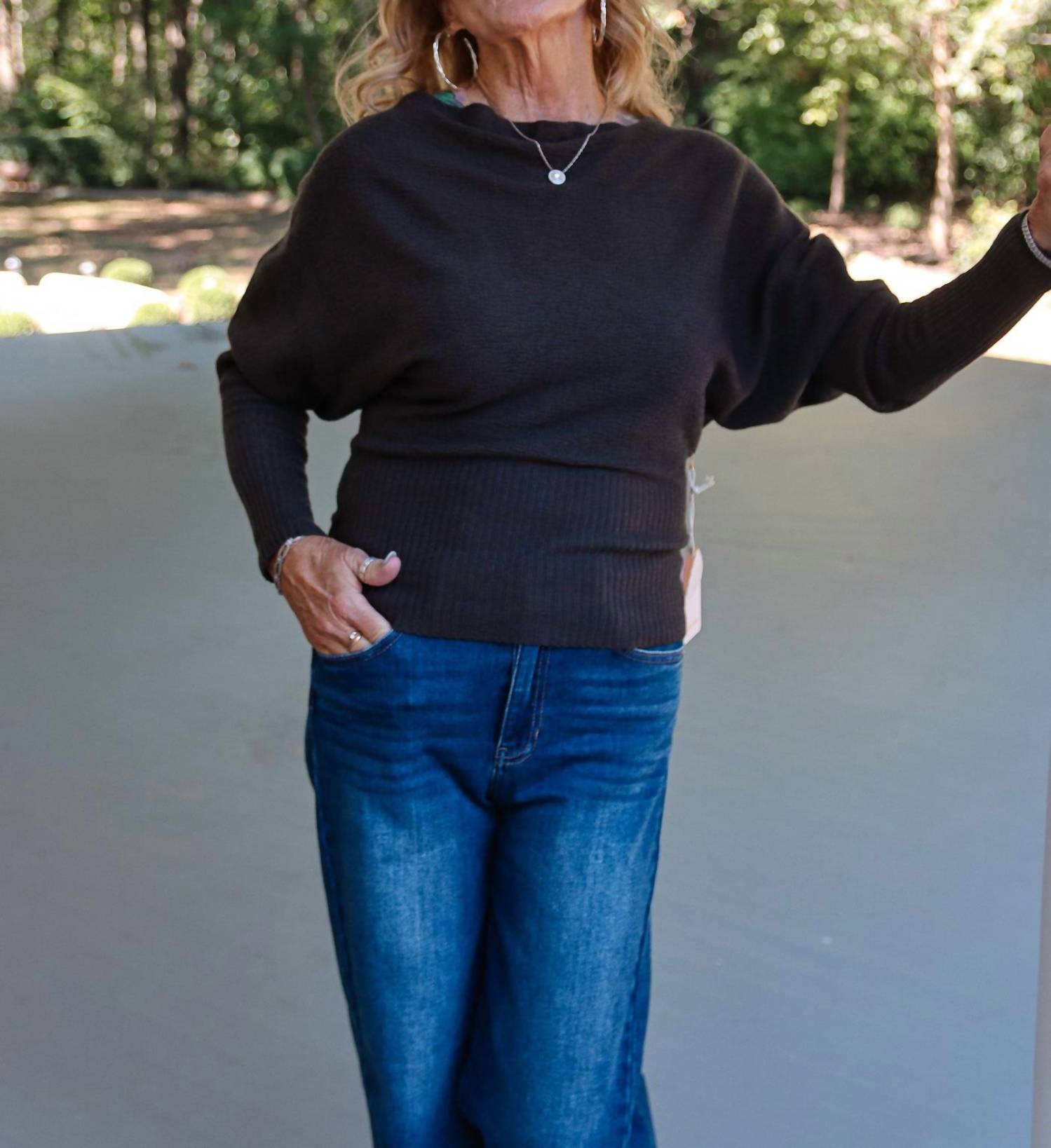 Just Black Denim - Hr Wide Leg With Regular Hem