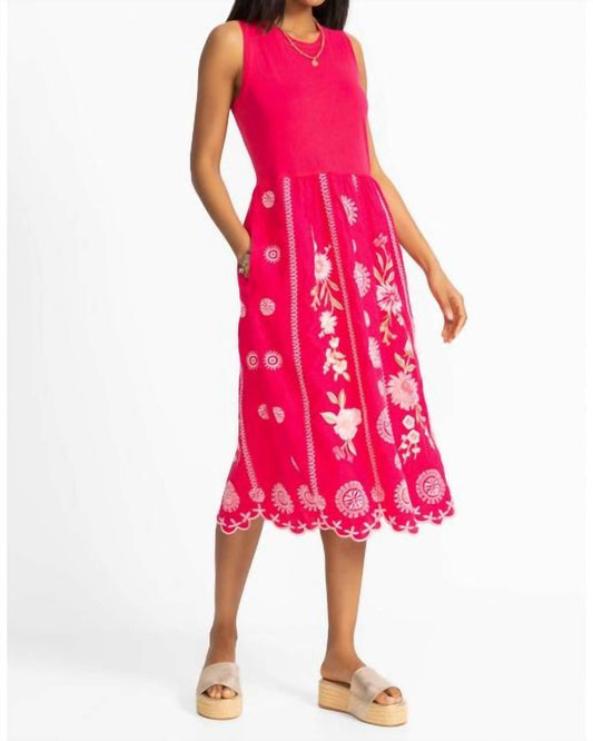 Johnny Was - MIXED MEDIA TANK DRESS DELLA