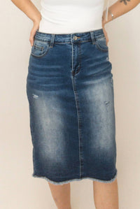 Mikarose - Denim Midi Skirt