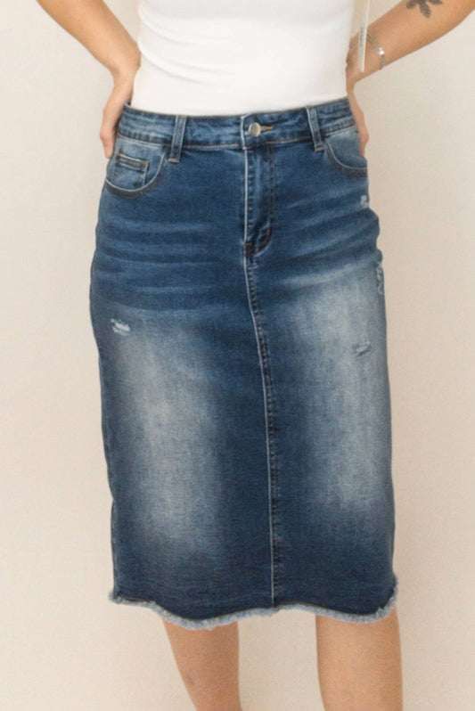 Mikarose - Denim Midi Skirt