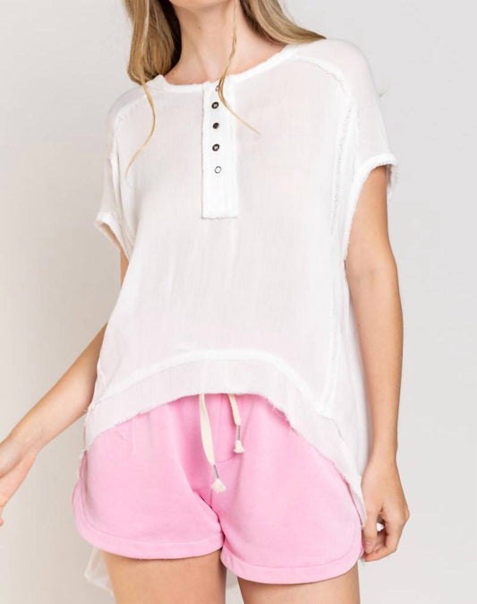 Pol - Cotton Hoodie Top