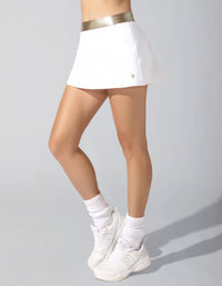 HEROINE SPORT Ace Tennis Skirt in white - women's skirt - view 5