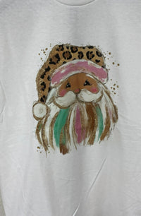 Gildan - Women's Poppy Brushstroke Santa Tee